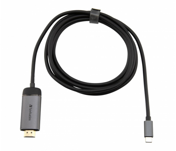 VERBATIM USB-C - HDMI 4K 1,5m (Thunderbolt 3) 49144 - 1192942 - zdjęcie 2